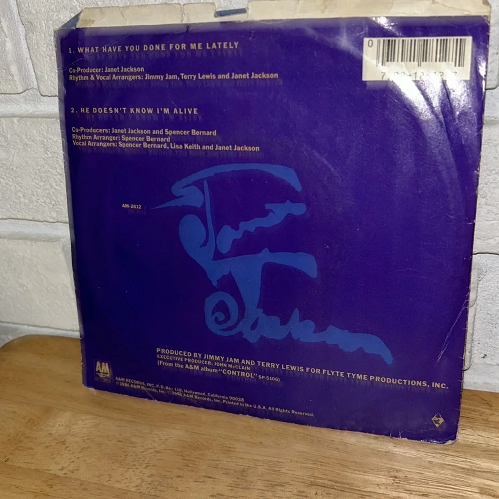 Janet Jackson 45 RPM - Picture 2 of 8